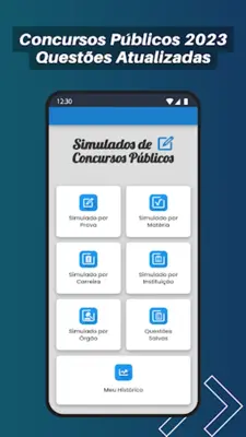 Simulados de Concursos Públicos android App screenshot 7